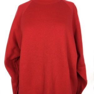 Fruit of the Loom women's sweatshirt red L
